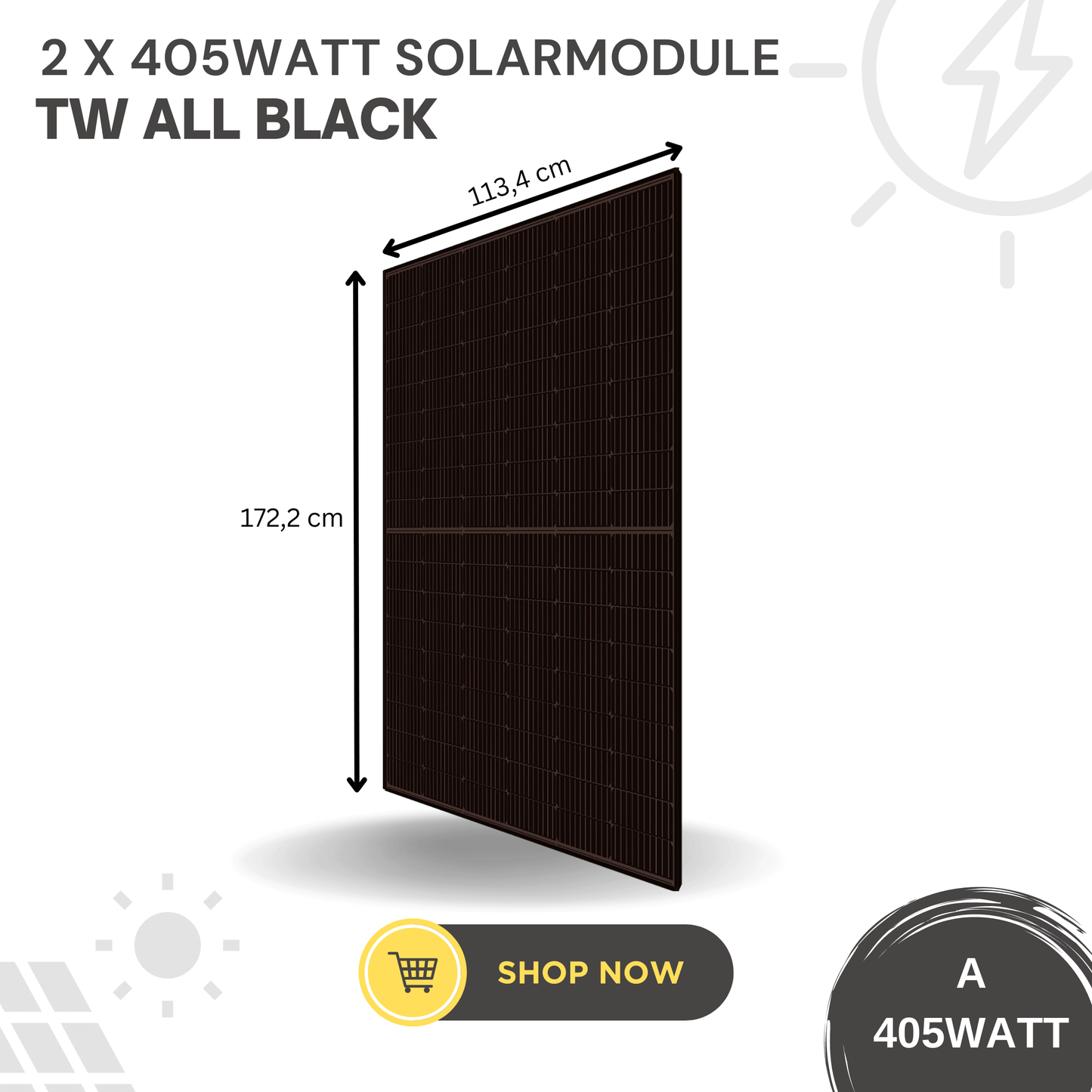Details Abmessungen Solarmodul