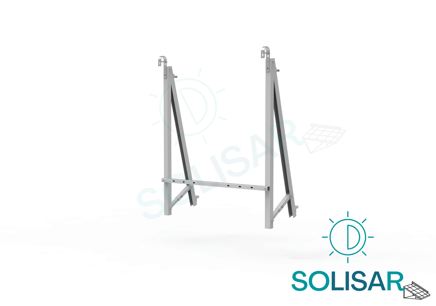 BALKONKRAFTWERK HALTERUNG Für GELÄNDER | Solisar Solar