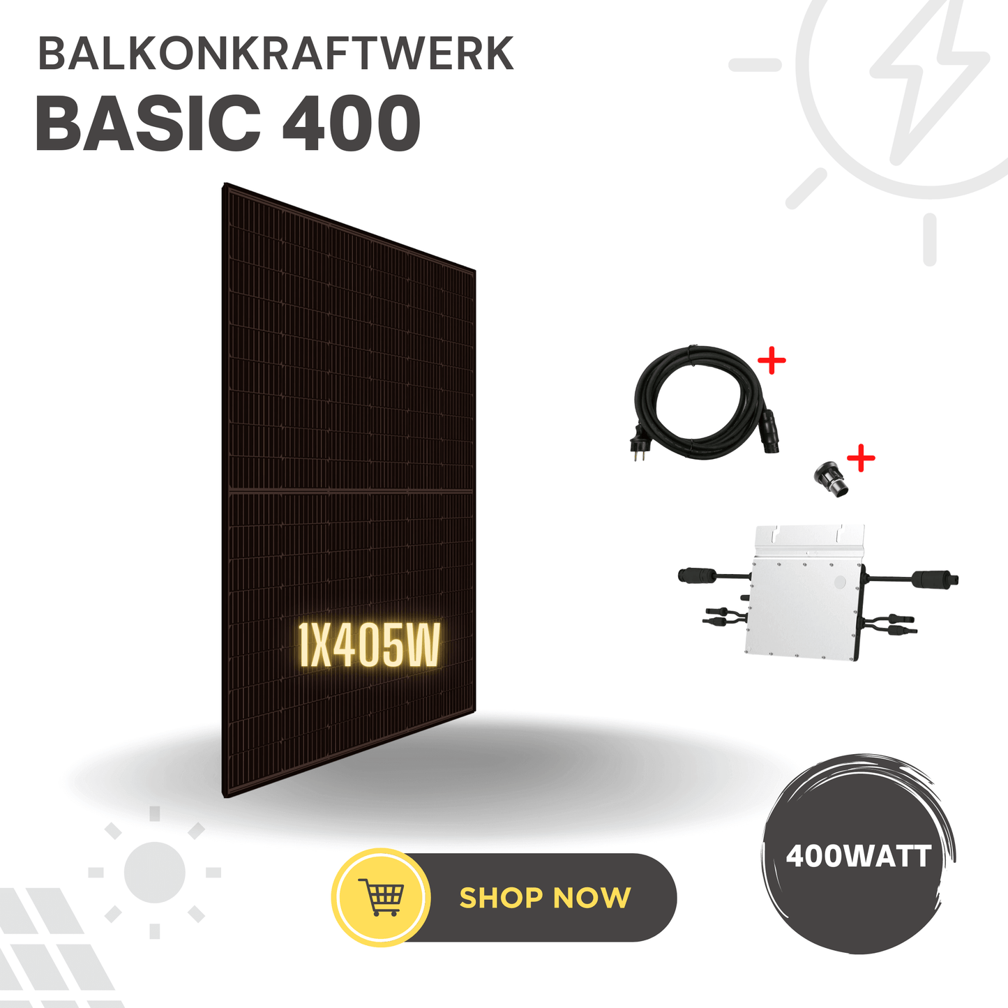 BALKONKRAFTWERK - BASIC - TW SOLAR