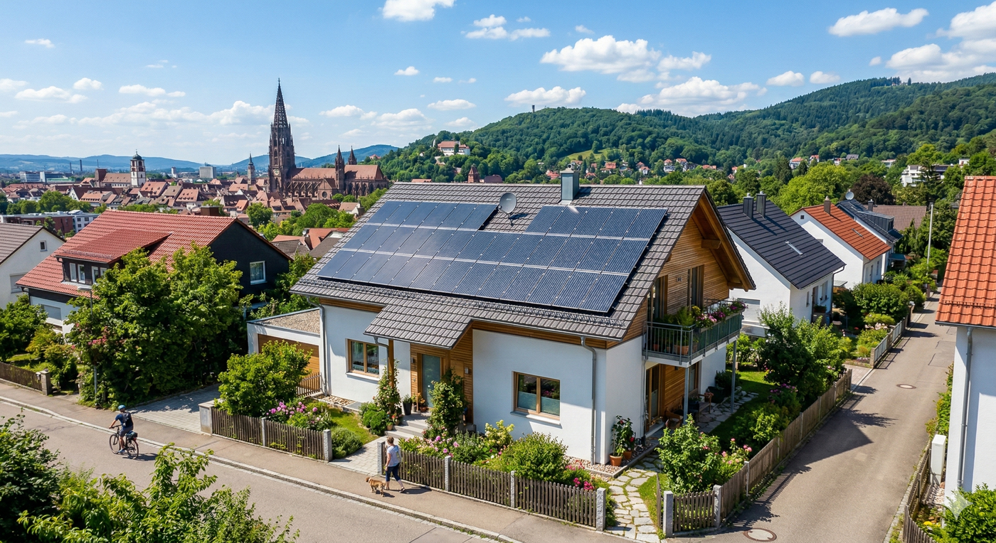 Balkonkraftwerk Freiburg – Montage mit & ohne Speicher