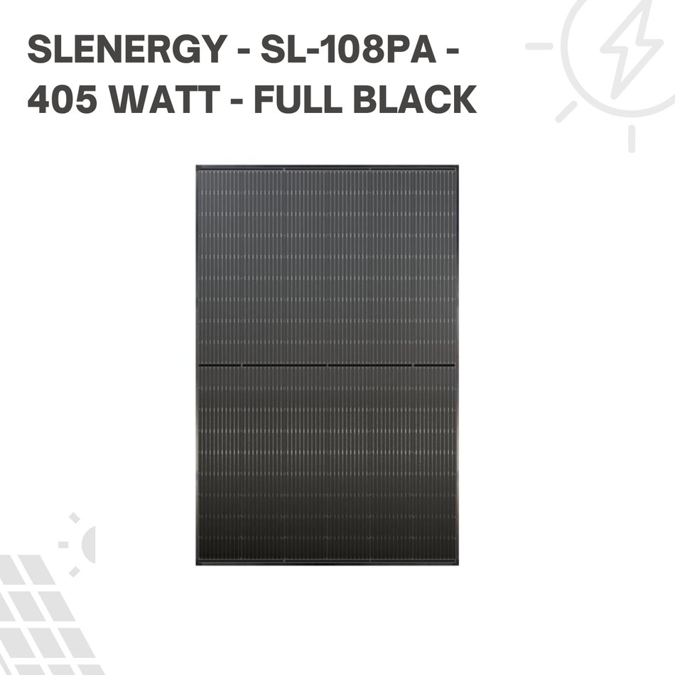 Slenergy - SL- 108PA- monokristallines Solarmodul 405 Watt