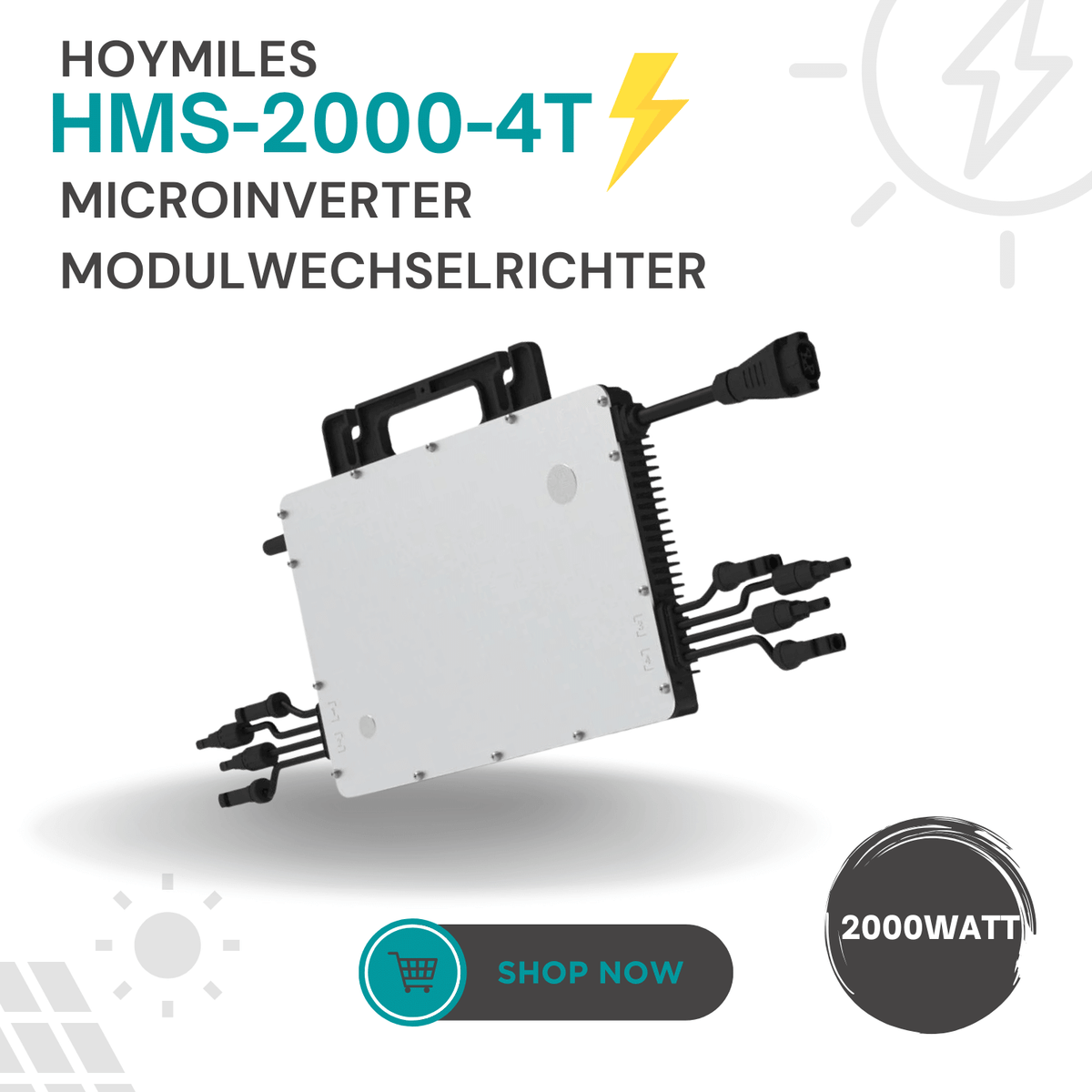 Hoymiles HMS-2000-4T Microinverter Modulwechselrichter