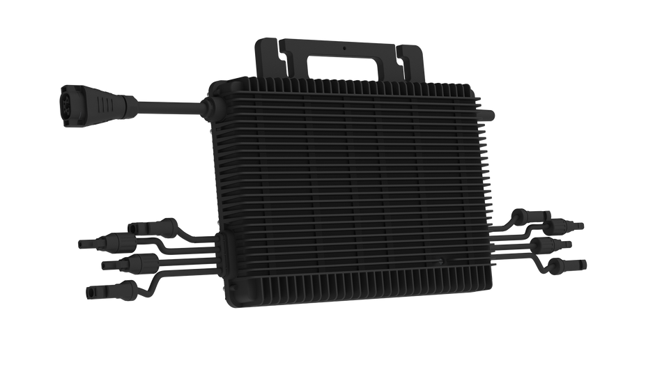 Hoymiles 1600W Balkonkraftwerk Modulwechselrichter Mikroinverter mit 4 MPP-Trackern, reduzierbar auf 600W/800W.